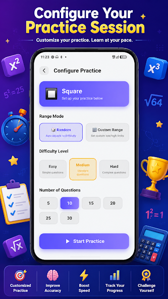 Speed Drill Configuration Screen
